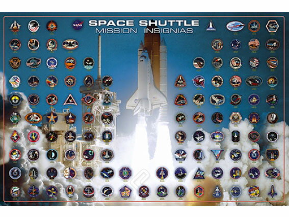 【輸入ポスター】Space Shuttle Mission Insignias610 x 915mm