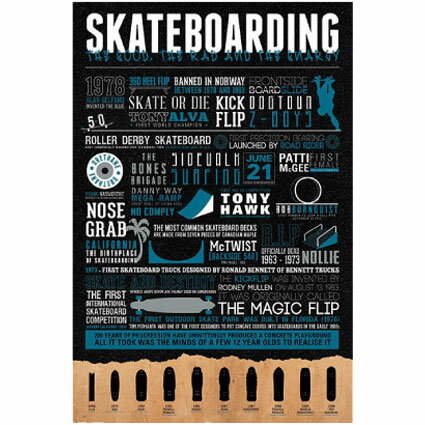 【輸入ポスター】Skateboarding610 x 915mm