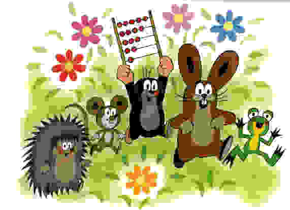 ドイツ直輸入　ポストカード　小さなクルテクと森の仲間たち　”学校”