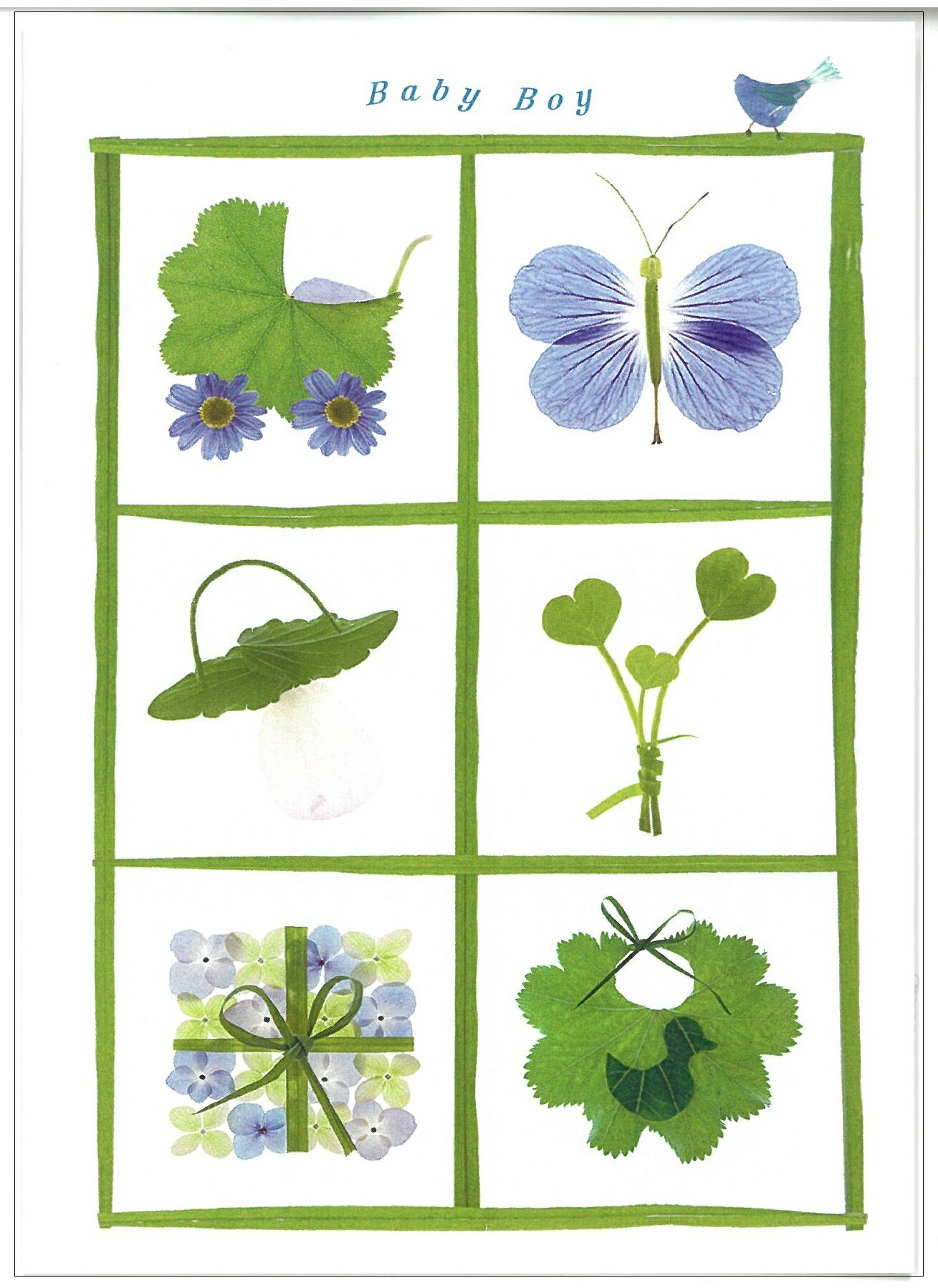 フランス製ポストカードBaby Boy