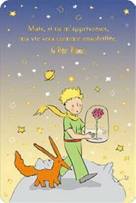 ポストカード星の王子さま　でも、もし君が僕を飼いならしてくれたら、僕の人生はまるで太陽が差し込んだようになるんだ。