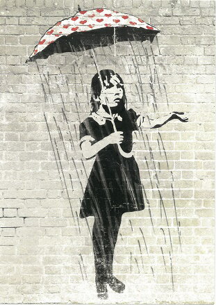 楽天市場】バンクシー ポストカード banksy street art step