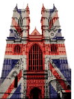 ポストカード ウェストミンスター寺院WESTMINSTER ABBEY(UNION JACK)