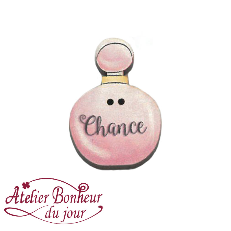 木製ボタン　香水 2.3cm