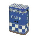 木製ボタン カフェボックス(ブルー) 2.5cm