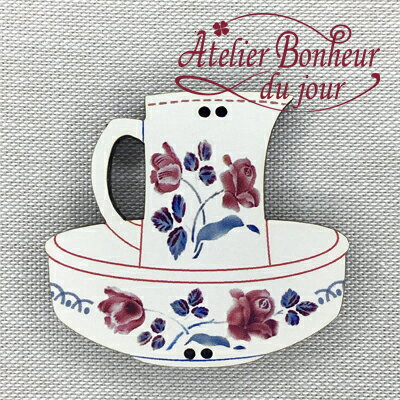 木製ボタン　 ディゴワン ピッチャー・ボウル 3.4cm