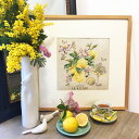 VERONIQUE ENGINGER(ヴェロニク・アンジャンジェ)クロスステッチキット壁掛け お花 シリーズ "Etude a la Citrons" (レモンのエチュード)