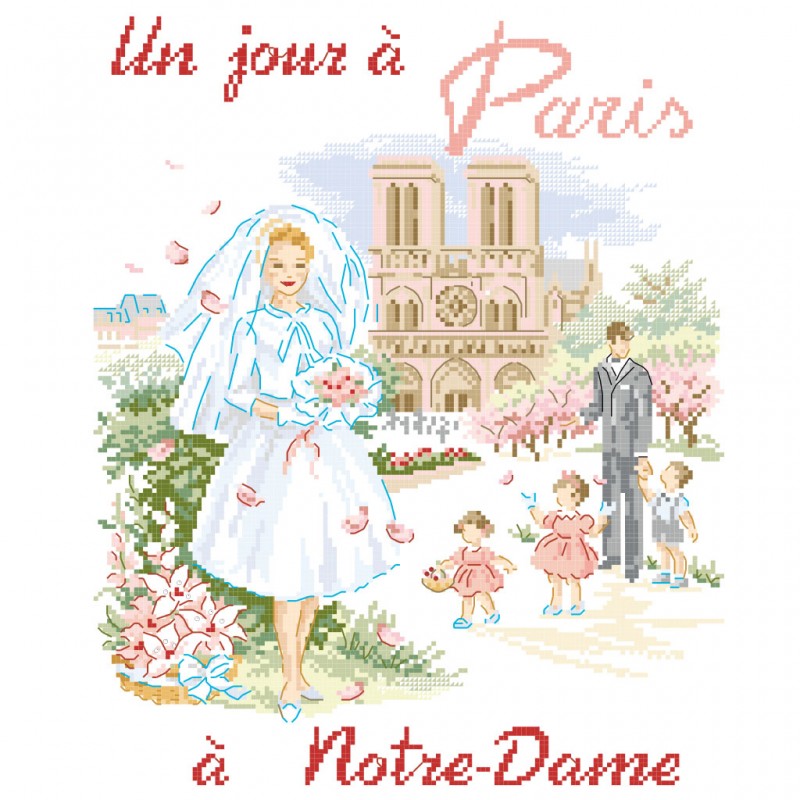 【フランス製】レブロードズパリジェンヌ (Les Brodeuses Parisiennes) Un jour à Paris à Notre Dame (パリのノートルダム大聖堂でのある日) 【ポイント数】170x140ポイント ※こちらの商品は図案のみとなります。 【著作権について】 この図案を無断でコピー、スキャン等を インターネットに掲載することを禁止します。 【ご返品について】 お客様都合でのご返品は商品に図面が入っている特性上、 開封された商品の返品はお受けできません。ご了承ください。 ※直輸入の為、商品に多少のダメージがつく場合がございますので、予めご了承下さいませ。
