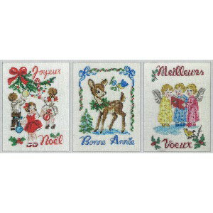 図案　Les Cartes de Noel (クリスマスカード)