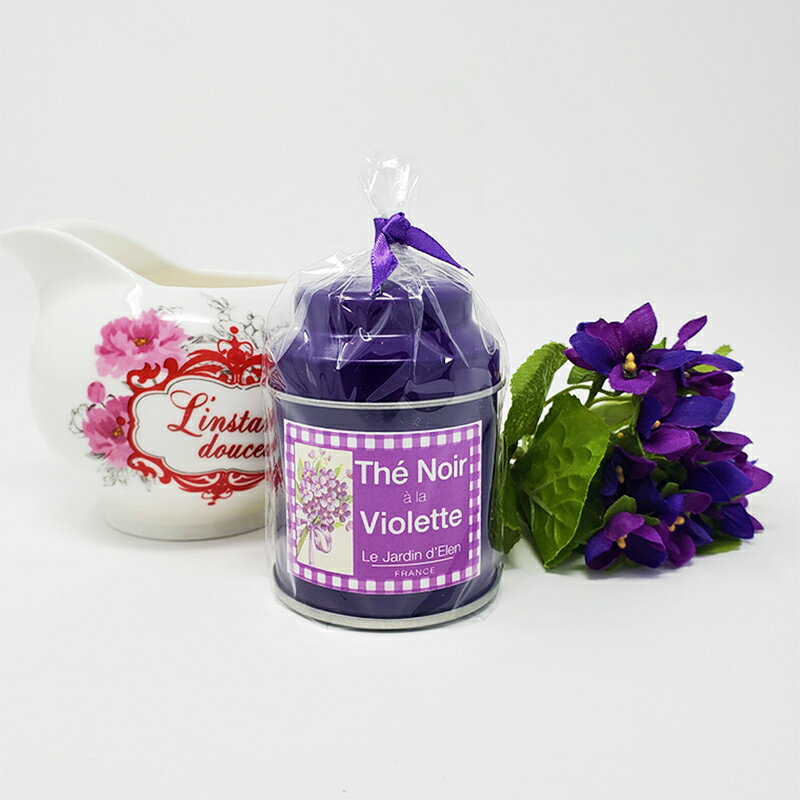 すみれ紅茶(ブラックティー/バイオレット)缶入りSサイズ(茶葉20g)のサムネイル