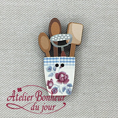 木製ボタン　ディゴワン ユーテンシルポット 2.9cm