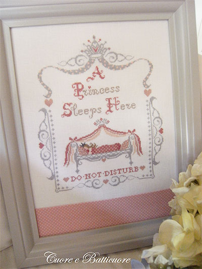 クロスステッチ図案 Royal baby Princess ロイヤルベイビープリンセス