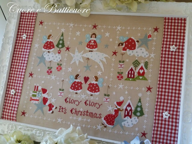 クロスステッチ図案 Natale tra le Stelle 星の間のクリスマス