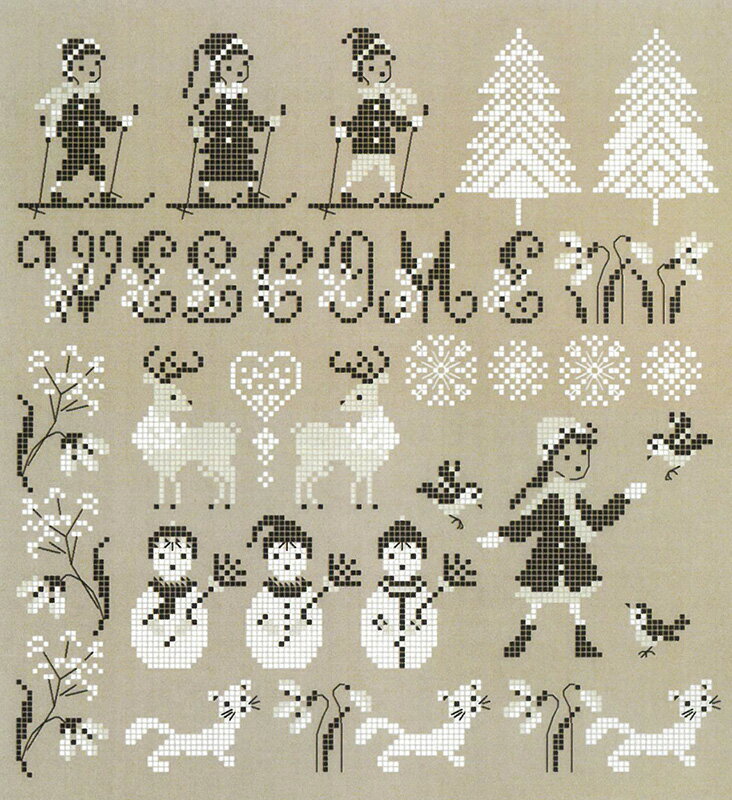 【新入荷】Perrette Samouiloff（ペレットサモイロフ） クロスステッチ図案 