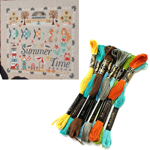 DMC刺繍糸のみ 18本入 "Summer Time"(サマータイム)