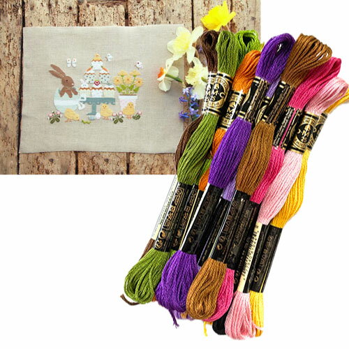 DMC刺繍糸のみ 14本入 "Spring Corner"(スプリング・コーナー)