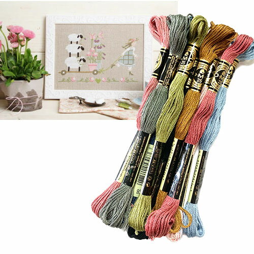 DMC刺繍糸のみ 13本入 "Spring Delivery"(春のお便り)