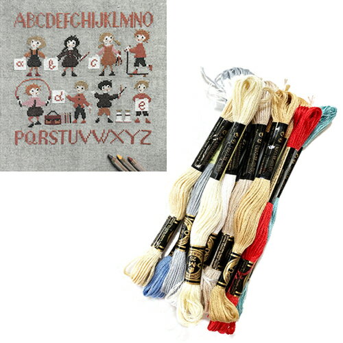 DMC刺繍糸のみ 12本入 School