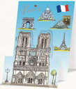 【輸入ポストカード】Edition Tausendschönダブル立体グリーティングカード Paris,Notre Dame