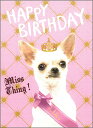 tXO[eBOJ[h HAPPY BIRTHDAY DOGS(MISS THING)