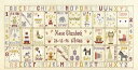 【アイーダ】Historical Sampler Just for Girl Birth Sampler 