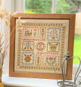 【図案】Acorn cross stitch Sampler 