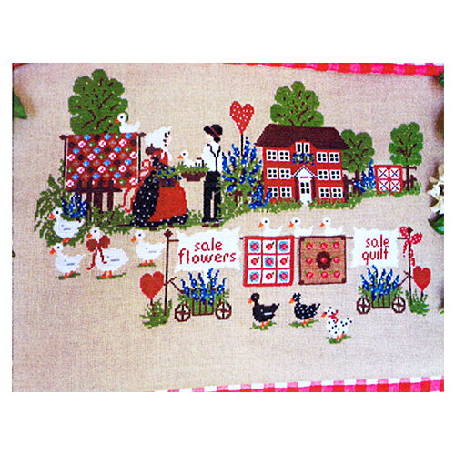 ［イタリア］リリーバイオレット(Lilli Violette)"Sale quilt"(アンティークキルト)