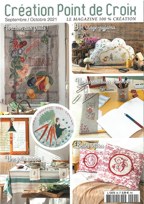 CREATION POINT DE CROIX 2021年9月 10月 クロスステッチ洋書