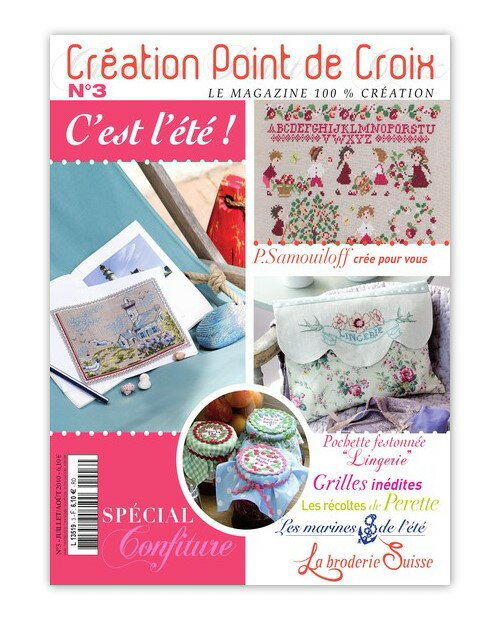 CREATION POINT DE CROIX 2010年7/8月号 クロスステッチ洋書