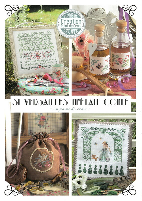 CREATION POINT DE CROIX ーSI VERSAILLES M`ETAIL CONTEー クロスステッチ洋書