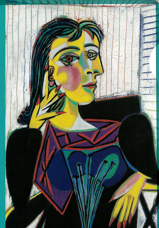 絵画クリアファイル（A4サイズ）　パブロ・ピカソ「ドラ・マールの肖像」