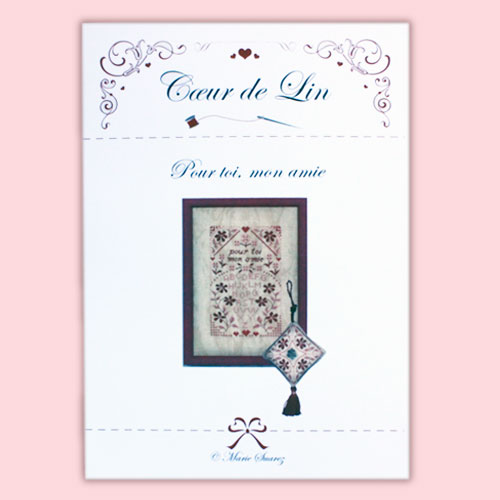 F-1878 フランスの刺繍図案アルファベット＆フラワー