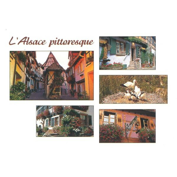 ポストカード フランス輸入フランス　アルザス地方