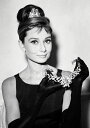 ポストカードAudrey Hepburn(diamonds-breakfast at tiffany`s)