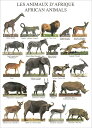 【フランス製ポストカード】LES ANIMAUX D AFRIQUE AFRICAN ANIMALS