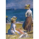 【輸入ポストカード】ピエール＝オーギュスト・ルノワールPierre Auguste Renoir1865年『Figures on the beach』