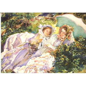 【輸入ポストカード】ジョン・シンガー・サージェント　John Singer Sargent1911年『Simplon Pass The Tease』