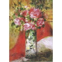 【輸入ポストカード】ピエール=オーギュスト・ルノワールPierre Auguste Renoir1876年『Roses and Peonies in a Vase』