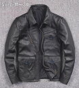 【送料無料】高級感メンズジャケット 男性ライダース ジャンメンズ 本革 牛革 男子ライダース レザージャケット アウターショートコートブルゾン防寒 防風ブラック海外通販