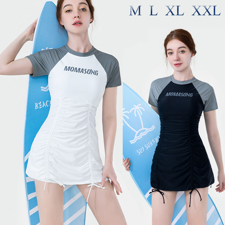 水着 レディース ワンピース オールインワン 大人 水着 ショートパンツ スカート フレア パッド付き女性用 セクシー ママ 大きいサイズあり ミセス オールインワン 水着 旅行 海 ビーチ 遊び L XL XXL海外通販