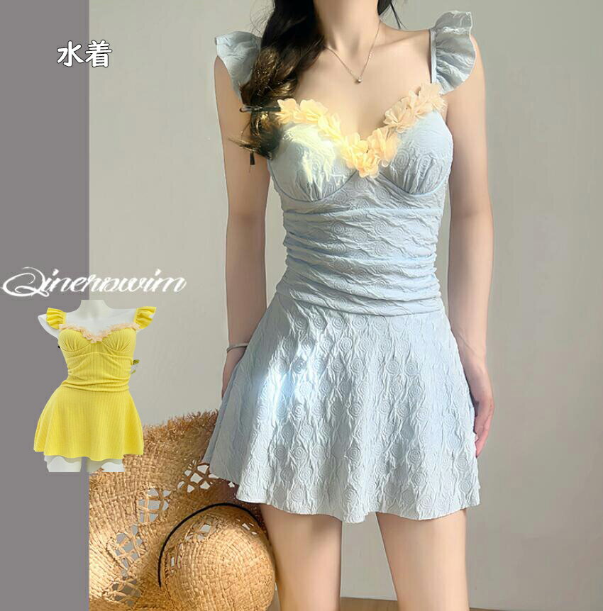 水着 レディース ワンピース オールインワン 大人 水着 ショートパンツ スカート フレア パッド付き女性用 セクシー ママ 大きいサイズあり ミセス オールインワン 水着 体型カバー 水着 ママ みずぎ 大きいサイズあり 旅行 海 ビーチ 遊び 温泉用 M~ XL 海外通販