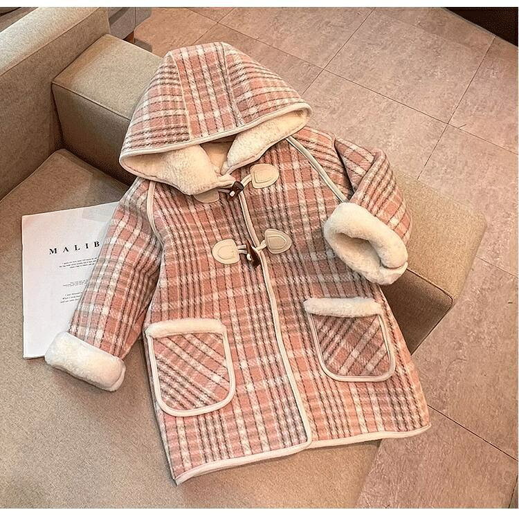 ベビー アウター 女の子 ダッフルコート ジャケット キッズ 秋冬着 裏起毛 コート ...