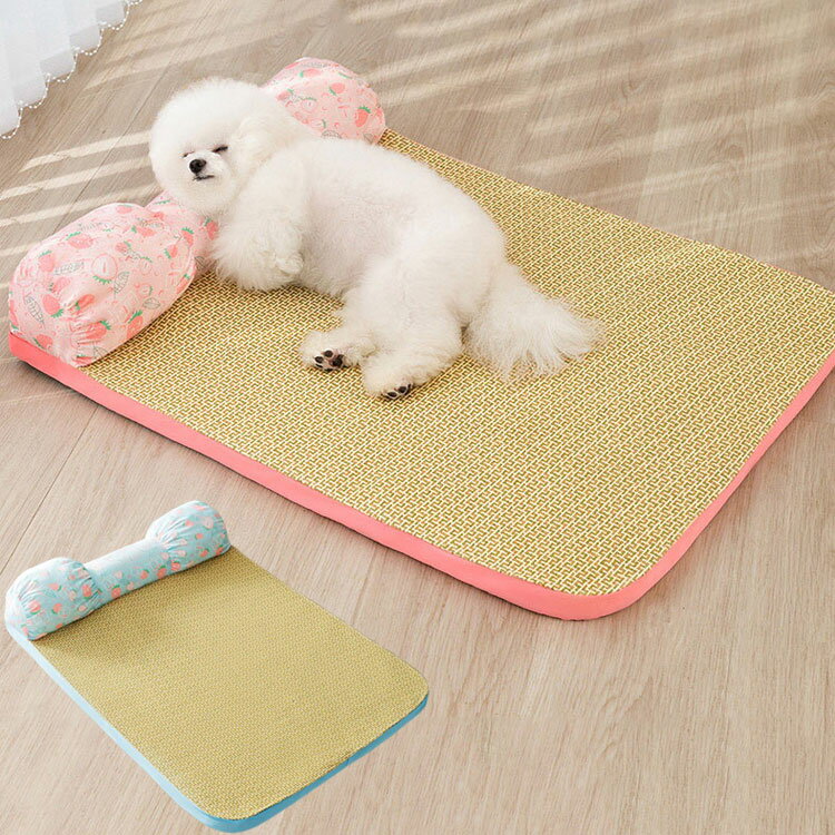 ペット マット 犬 猫 べッド 夏用 暑さ対策 クッション 犬猫兼用 犬の夏対策 ベッド 枕付き マット シート 可愛い 犬 猫 マット 猫 小型犬 中型犬 犬用 ペットベッド ハウス カウチ ソファー いぬ ネコ 洗える 暑さ対策 熱中症対策 夏