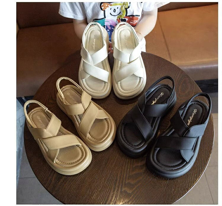 サンダル レディース 春夏 厚底 サンダル 疲れない 痛くない コンフォートサンダル 歩きやすい サンダル 美脚 レディース シューズ 軽量 婦人 靴 夏 サマーサンダル 22.5 23 23.5 24 24.5 25 大人 サンダル 普段使い サンダル 仕事用 通勤 サンダル シンプル海外通販 kokorohero-10002456 如の心 サンプル画像2