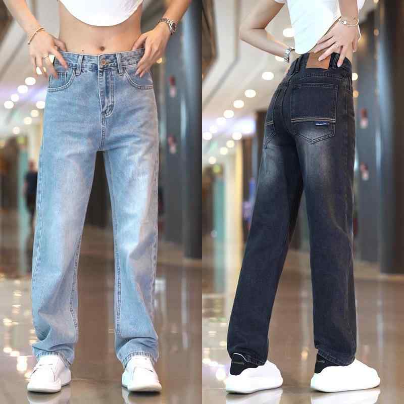 メンズ デニムパンツ ストレート ワイドレッグ ルーズフィット アメリカンスタイル グラデーション ウォッシュ加工 レトロ ビンテージ ファッション 普段使い ストリート デニム素材 伸縮性 軽量 快適