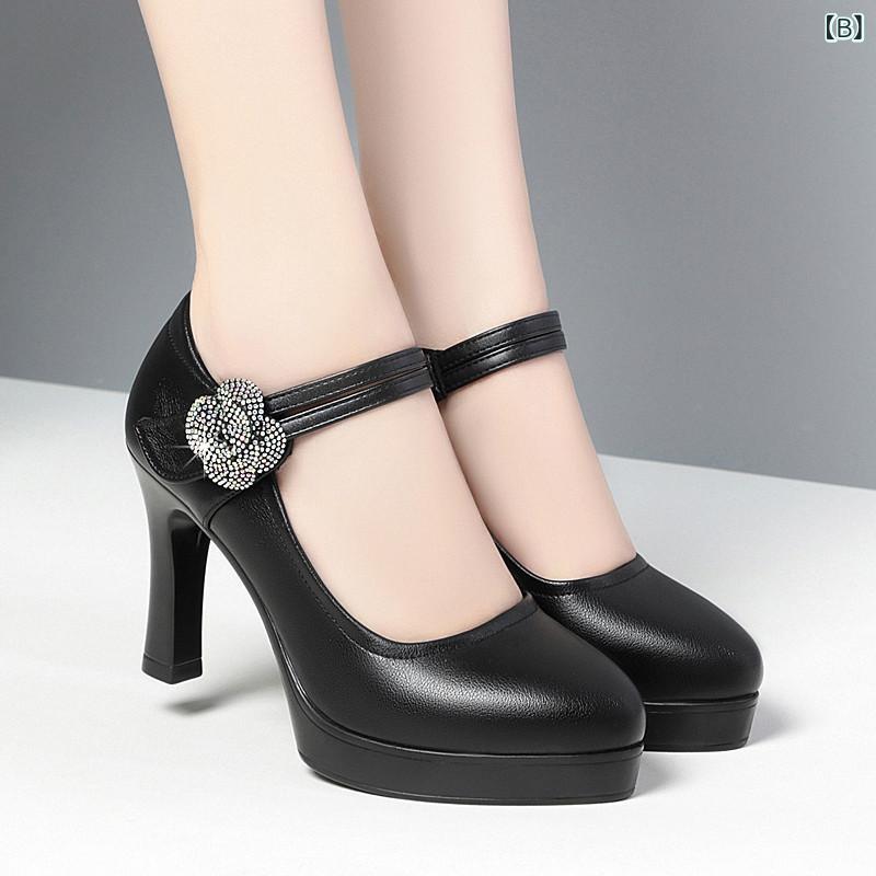 パンプス レディース 厚底 ハイヒール チャイナドレス コーディネート 疲れにくい クッション性 仕事用 防水 プラットフォーム 軽量 伸縮性 通勤 フォーマル 女性用 kokorone-10022031 KOKORONE サンプル画像3