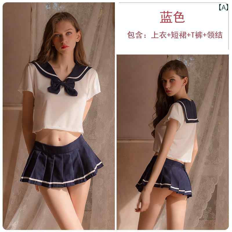 ミニスカート レディース セクシー 学生風 プリーツ 短 コスプレ 制服 セット かわいい スタイル ロールプレイング 衣装 女性用 ファッション アイテム