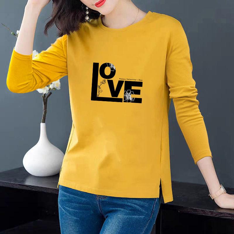 乐天商城 - 長袖Tシャツ レディース 綿100% ゆったり 春夏 合わせやすい インナー トップス スタイリッシュ 普段使い