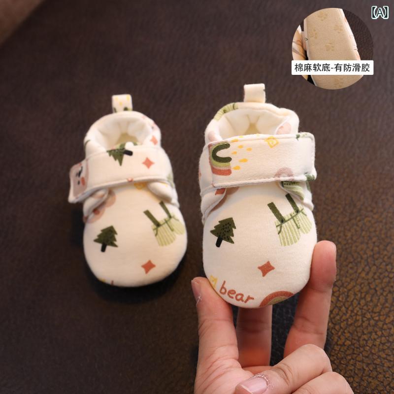 Sports Sandal - ベビーシューズ 男の子 女の子 歩き始め用 柔らかいソール 防滑底 軽量 室内履き 柔軟素材 通気性 快適フィット