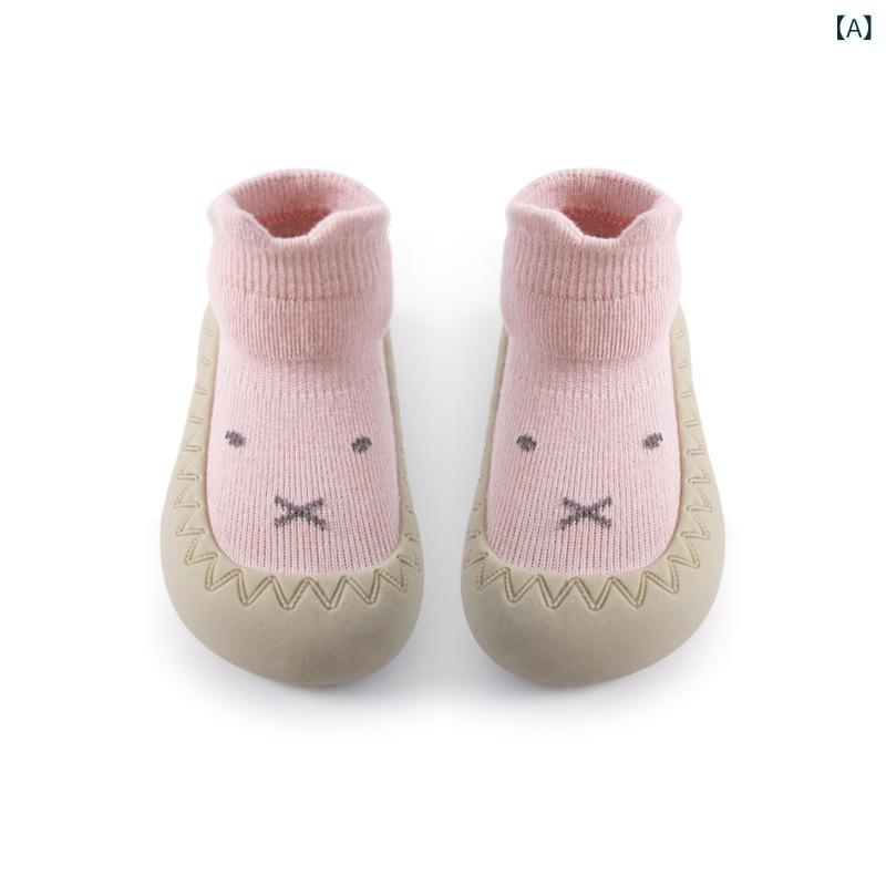 Sports Sandal - ベビー 春夏 かわいい柄 学歩シューズ 柔らかいソール 滑り止め 防脱げ 子供靴 室内ソックス 安全 快適 室内用